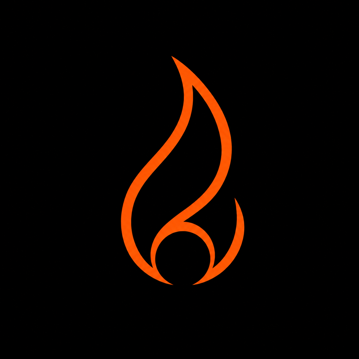 EmberRise flame and ember logo